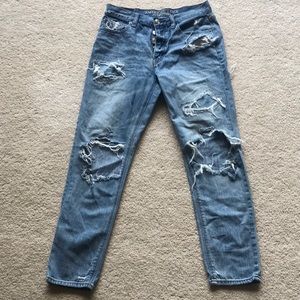 America Eagle vintage high rise jeans